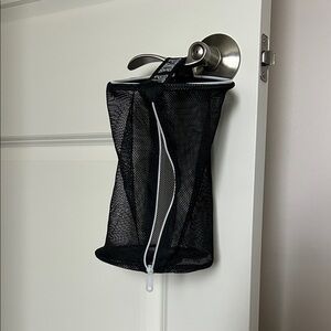Victoria’s Secret pink Black Mesh lingerie Bag